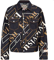 Order EVISU Multicolor All-Over Logo Print Denim Jacket for Men. 2EAHTM1DJ796LFCT