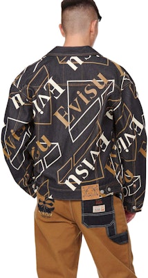 EVISU 男士多色滿版Logo印花牛仔夾克 2EAHTM1DJ796LFCT Purchase EVISU 男士多色滿版Logo印花牛仔夾克 2EAHTM1DJ796LFCT