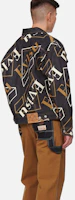 Sizing EVISU Multicolor All-Over Logo Print Denim Jacket for Men. 2EAHTM1DJ796LFCT
