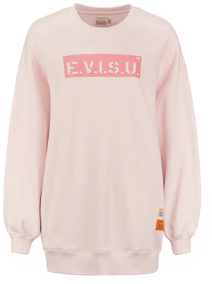 EVISU粉色佛头迷彩M印花长款卫衣男女同款. 2EAHTW0SW399OS Lookbook EVISU粉色佛头迷彩M印花长款卫衣男女同款. 2EAHTW0SW399OS