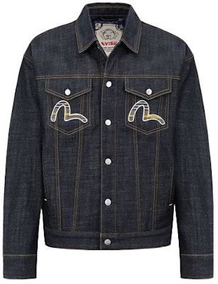 EVISU 格紋拼接丹寧外套 秋季款 - 丹寧藍. 2EAHTM1DJ787LFCQ Buy EVISU 格紋拼接丹寧外套 秋季款 - 丹寧藍. 2EAHTM1DJ787LFCQ