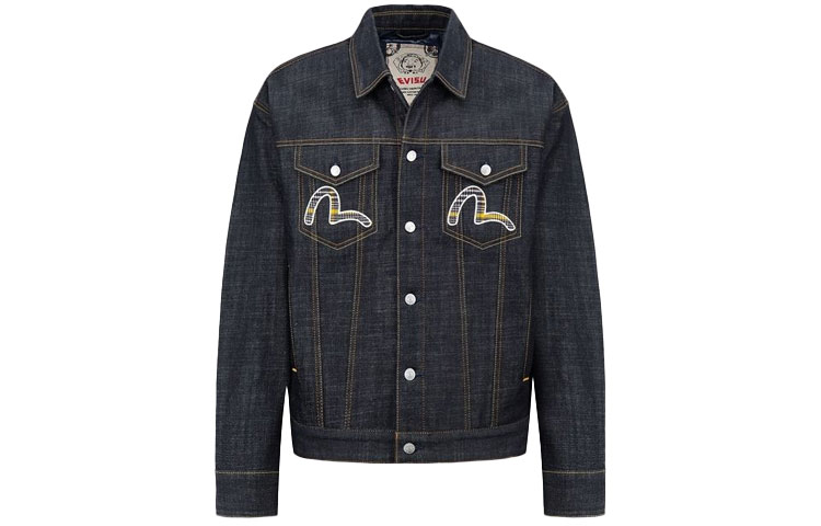 Order EVISU 格紋拼接丹寧外套 秋季款 - 丹寧藍. 2EAHTM1DJ787LFCQ