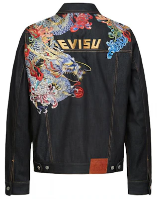 EVISU Poseidon Embroidered Denim Jacket Blue - Fall Collection. 2EAHTM1DJ701XXCT Buy EVISU Poseidon Embroidered Denim Jacket Blue - Fall Collection. 2EAHTM1DJ701XXCT