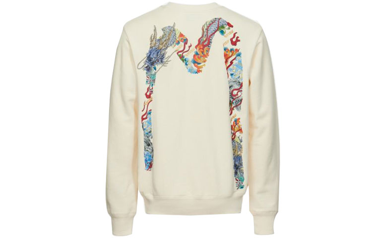 Order EVISU Poseidon Logo Sulaman Baju Sejuk Lelaki Fit Santai M 2EAHTM1SW316XX