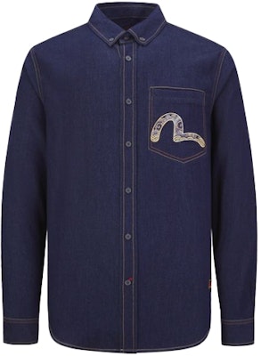 EVISU Poseidon Baju Denim Lengan Panjang Sulaman M - Biru 2EAHTM1SL112XXDN Lookbook EVISU Poseidon Baju Denim Lengan Panjang Sulaman M - Biru 2EAHTM1SL112XXDN