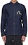 Shop EVISU Poseidon Baju Denim Lengan Panjang Sulaman M - Biru 2EAHTM1SL112XXDN