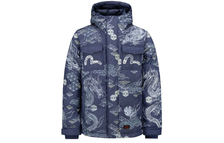 Evisu Poseidon Graphic Print Puffer Jacket Multicolor 2EAHTM1JK710XXNQ 圖 2