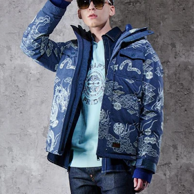 Chaqueta Acolchada Gráfica Evisu Poseidon Multicolor. 2EAHTM1JK710XXNQ Shop Chaqueta Acolchada Gráfica Evisu Poseidon Multicolor. 2EAHTM1JK710XXNQ