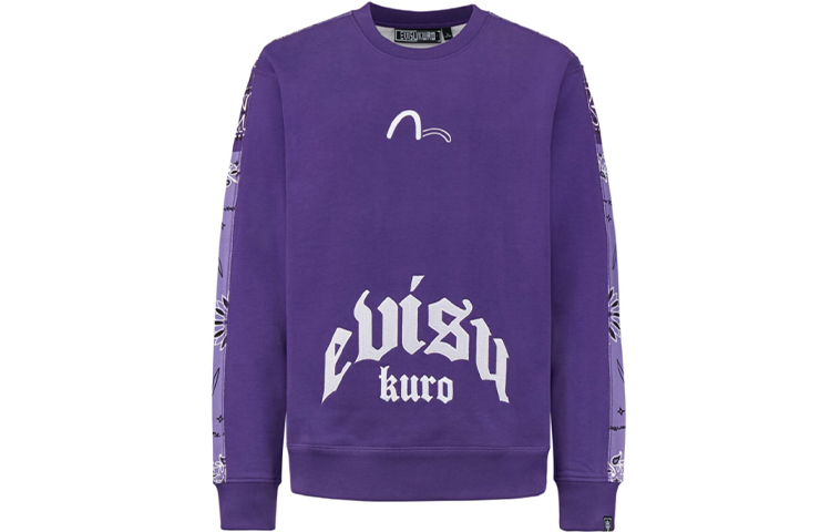EVISU Printed Patchwork Sweatshirt 2EAGNM0SW372LF