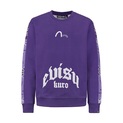 EVISU Printed Patchwork Sweatshirt 2EAGNM0SW372LF