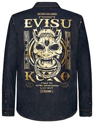EVISU Baju Fesyen Retro Cetakan Lelaki 1EAGNM9SL217XX Order EVISU Baju Fesyen Retro Cetakan Lelaki 1EAGNM9SL217XX