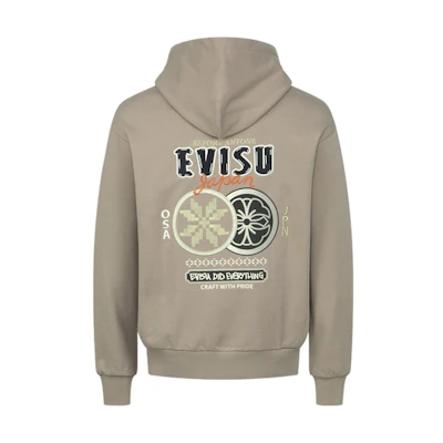 EVISU Pullover Casual Fashion Sweatshirt 2EAHTM3SW1076RXCT