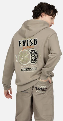 EVISU 休閒時尚套頭衛衣 2EAHTM3SW1076RXCT Shop EVISU 休閒時尚套頭衛衣 2EAHTM3SW1076RXCT