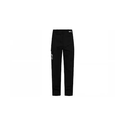 EVISU Reflective Seagull Print Straight-Leg Casual Pants Men Black 2EAGNM3PT5032XXCT