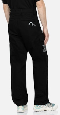 Pantalones Casuales Negros EVISU Hombre Pierna Recta con Estampado Gaviota Reflectante 2EAGNM3PT5032XXCT Purchase Pantalones Casuales Negros EVISU Hombre Pierna Recta con Estampado Gaviota Reflectante 2EAGNM3PT5032XXCT