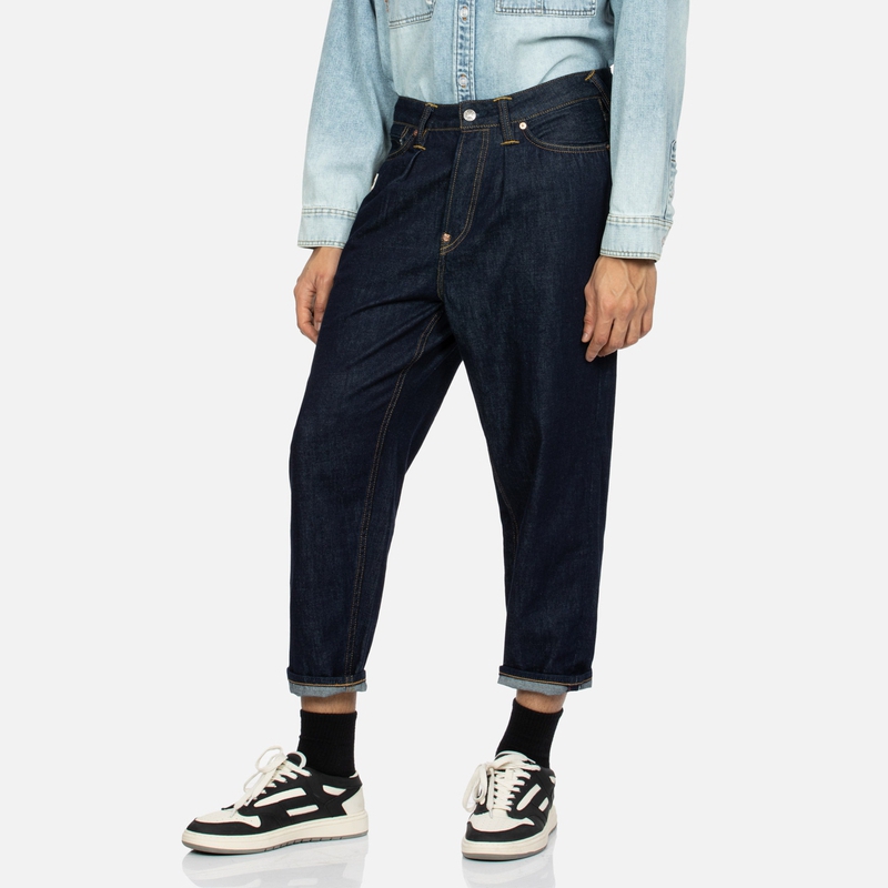 EVISU Seagull Buddha Embroidered  Denim Jeans. 2ESHTM4JE8023BLDN 圖 5