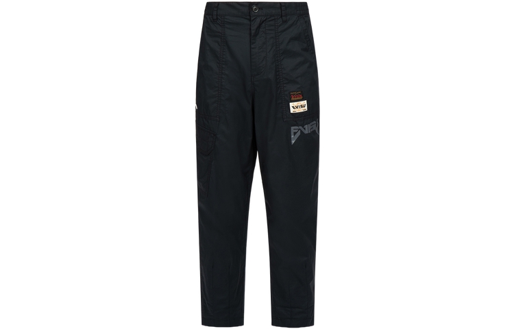 Order Pantalones Casuales Negros EVISU con Logo Bordado Gaviota y Corte Recto. 2ESHTM3PT191RXCT