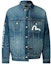 Order EVISU Jaket Denim Grafik Seagull Biru Denim 2ESHTM3DJ239LFCT