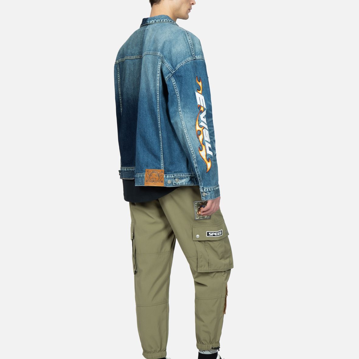 Purchase EVISU Jaket Denim Grafik Seagull Biru Denim 2ESHTM3DJ239LFCT