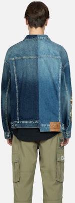 EVISU Jaket Denim Grafik Seagull Biru Denim 2ESHTM3DJ239LFCT Sizing EVISU Jaket Denim Grafik Seagull Biru Denim 2ESHTM3DJ239LFCT