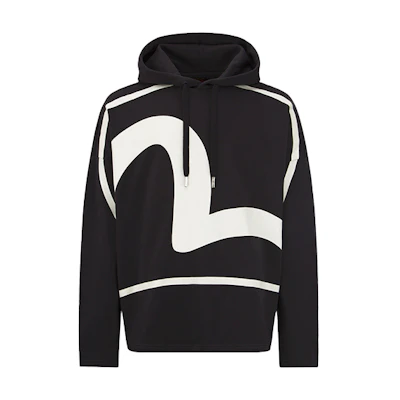 EVISU Seagull Logo Print Hoodie Unisex 2EAHTM2SW310LFCT