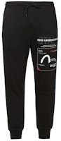 EVISU Seagull Logo Printed Straight Fit Casual Pants for Men in Black. 1EAGNM9SP439XX EVISU Seagull Logo Printed Straight Fit Casual Pants for Men in Black. 1EAGNM9SP439XX