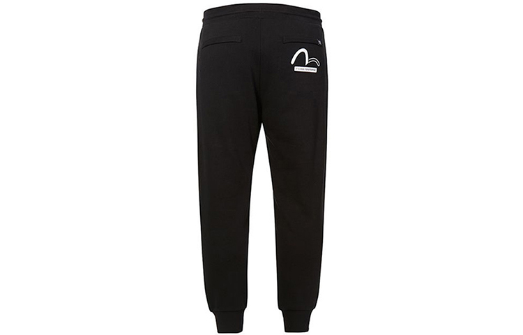 Lookbook EVISU 男士黑色海鷗標誌直筒休閒褲 1EAGNM9SP439XX