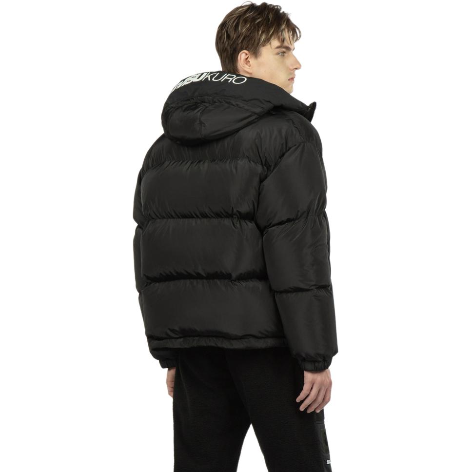 EVISU Seagull Logo Unisex Hooded Down Jacket - Black 2EAGNM2NJ780LFPL 圖 5