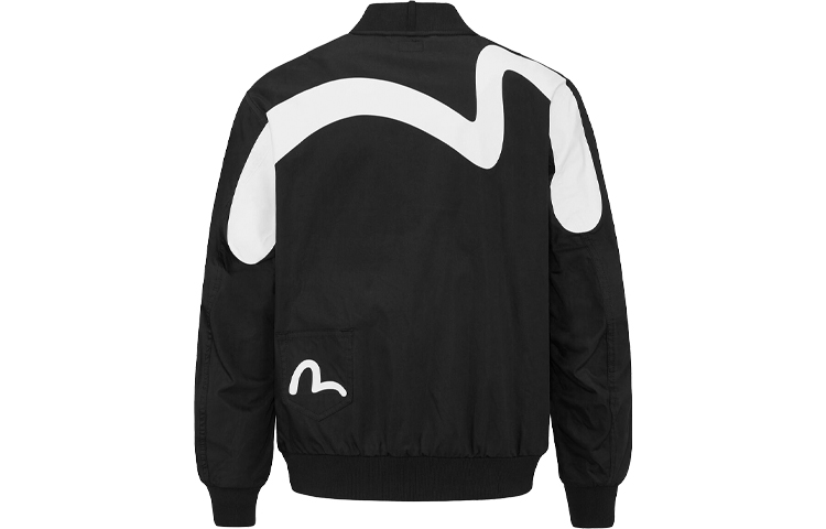 EVISU Seagull M Chinese Character Jacket Black 2ESHTM1JK715XX