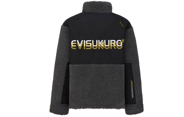 EVISU Seagull Pocket Reversible Jacket in Dark Grey 2EAGNM0JK753FF
