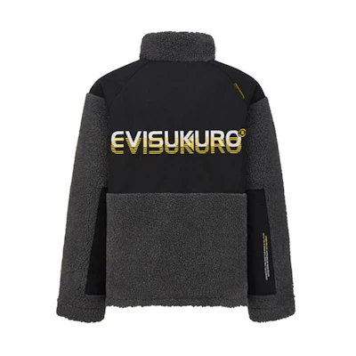 EVISU Seagull Pocket Reversible Jacket in Dark Grey 2EAGNM0JK753FF