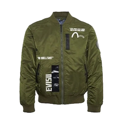 EVISU Seagull Print Jacket Green 1EAGNM8JK761XX