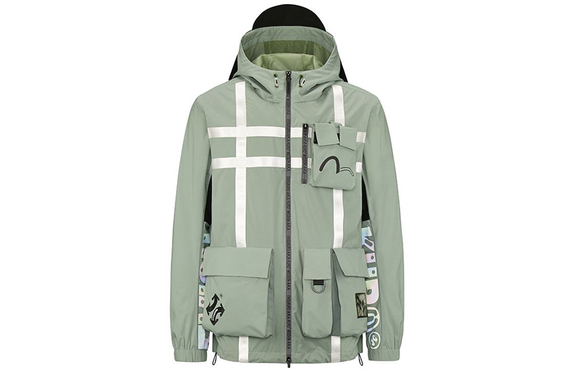 EVISU Seagull Print Long Sleeve Jacket 2ESGNM0JK744XX