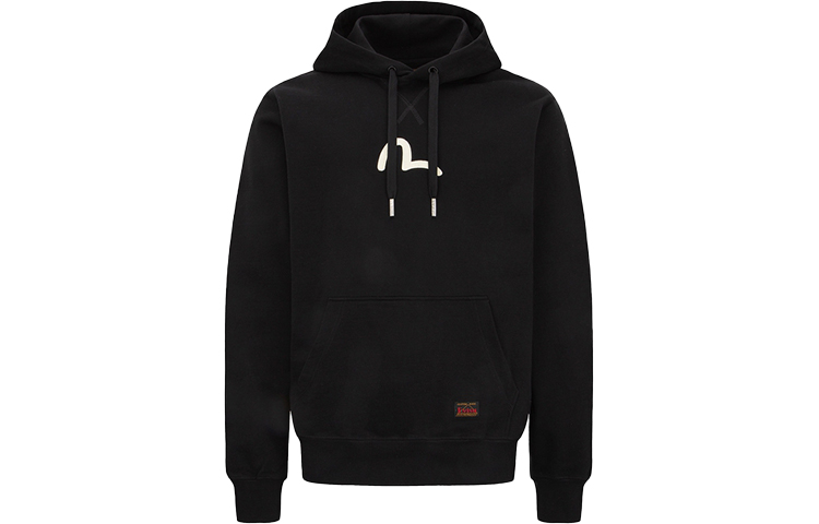 Order EVISU 海鷗印花套頭衫 - 黑色 0ELBSM0SW323XXCT