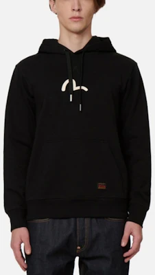 EVISU 海鷗印花套頭衫 - 黑色 0ELBSM0SW323XXCT Shop EVISU 海鷗印花套頭衫 - 黑色 0ELBSM0SW323XXCT