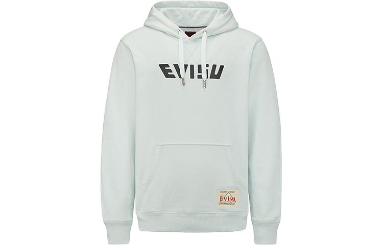EVISU Silver-Grey Sweatshirt with Back Daruma Print Patch 2EAHTM0SW484XXSLGY