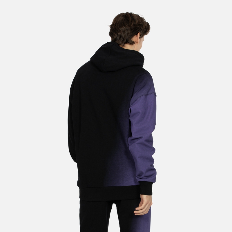 Shop EVISU Slogan Print Pullover Sweatshirt Grey 2EAHTM3SW8044LFCT