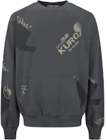 EVISU Slogan Printed Crewneck Pullover Sweatshirt Unisex 2EAGNM2SW454LFCT EVISU Slogan Printed Crewneck Pullover Sweatshirt Unisex 2EAGNM2SW454LFCT