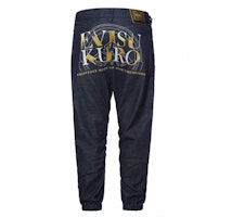 EVISU SS20 Black Jogger Pants with Embroidered Logo. 2ESGNM0JO181DN EVISU SS20 Black Jogger Pants with Embroidered Logo. 2ESGNM0JO181DN