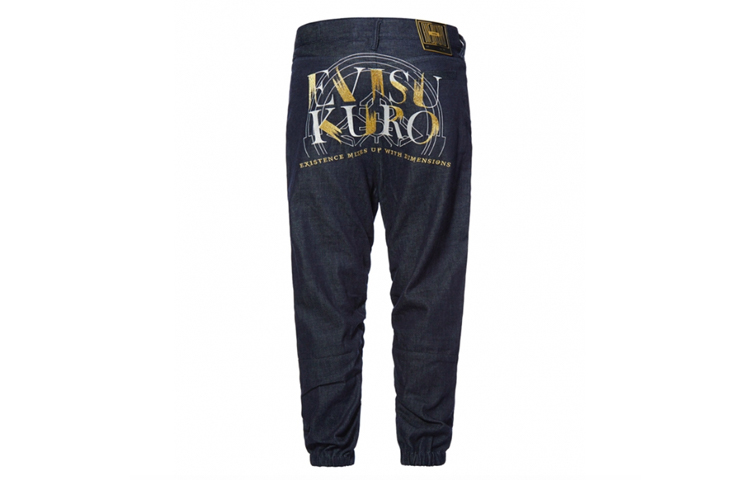 Order EVISU SS20 ブラック ジョガーパンツ 刺繍ロゴ入り. 2ESGNM0JO181DN