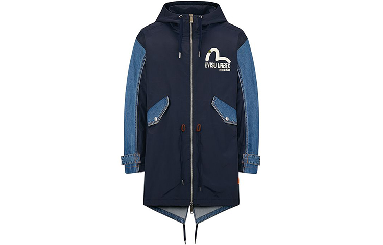 EVISU SS20  Floral & Seagull Print Denim Jacket Blue Denim. 2ESHTM0CT705WV 圖 2