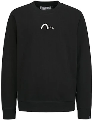 EVISU SS20 海鷗與Logo印花黑色衛衣 2ESGNM0SW374XX Buy EVISU SS20 海鷗與Logo印花黑色衛衣 2ESGNM0SW374XX