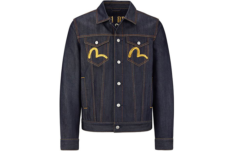 Lookbook EVISU SS20 老虎與海鷗刺繡牛仔外套 藍色牛仔 2ESHTM0DJ710XX