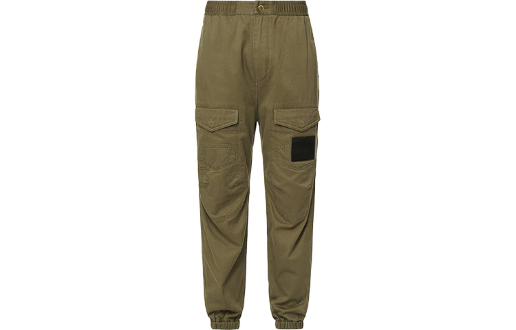 EVISU SS21  Seagull Embroidery Jogger Denim Pants Military Green 2ESGNM1JO153WVOLVX 圖 2