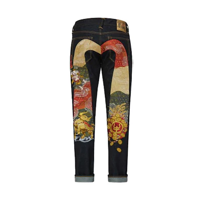EVISU SS21 Slim Fit Jeans Denim Blue 2ESHTM1JE99910