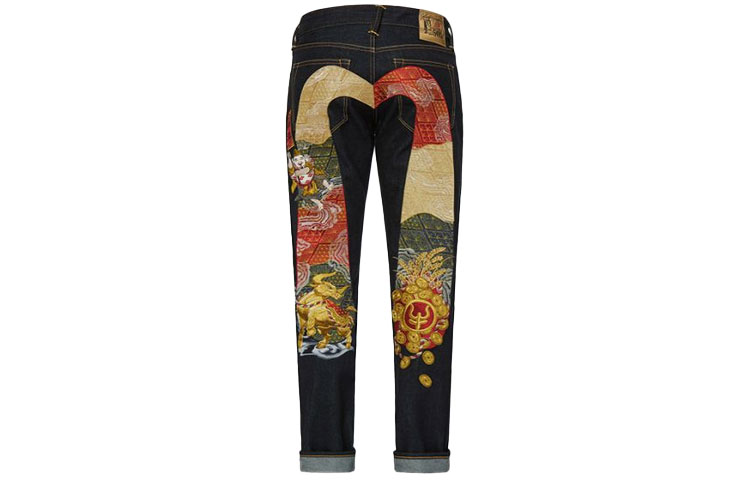 Order EVISU SS21 Slim Fit Jeans Denim Biru 2ESHTM1JE99910