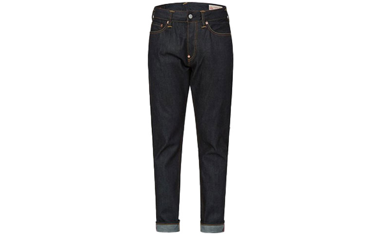 EVISU SS21  Slim Fit Jeans with Brocade & Embroidery in Denim Blue. 2ESHTM1JE10217 圖 3