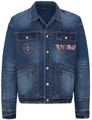 EVISU SS21 Jaket Denim Sulam Motif Buddha Biru. 2ESHTM1DJ717LF Lookbook EVISU SS21 Jaket Denim Sulam Motif Buddha Biru. 2ESHTM1DJ717LF