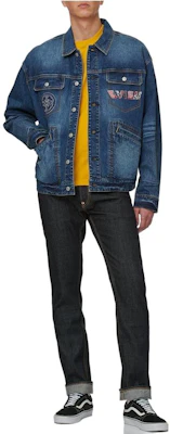 EVISU SS21 Jaket Denim Sulam Motif Buddha Biru. 2ESHTM1DJ717LF Purchase EVISU SS21 Jaket Denim Sulam Motif Buddha Biru. 2ESHTM1DJ717LF