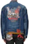 Sizing EVISU SS21 Jaket Denim Sulam Motif Buddha Biru. 2ESHTM1DJ717LF